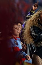 BEYONCE KNOWLES Performs at Pepsi Super Bowl 50 Halftime Show in Santa Clara 02/07/2016