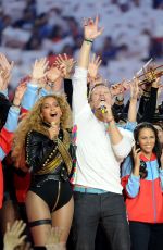 BEYONCE KNOWLES Performs at Pepsi Super Bowl 50 Halftime Show in Santa Clara 02/07/2016