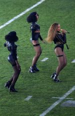 BEYONCE KNOWLES Performs at Pepsi Super Bowl 50 Halftime Show in Santa Clara 02/07/2016