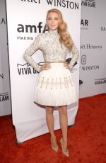 BLAKE LIVELY at 2016 amfar New York Gala 02/10/2016