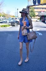 BRANDI GLANVILLE Arrives at Del Taco in Los Angeles 02/04/2016