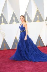BRIE LARSON at 88th Annual Academy Awards in Hollywood 02/28/2016