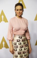 BRIE LARSON at Academy Awards Nominee Luncheon in Beverly Hills 02/08/2016