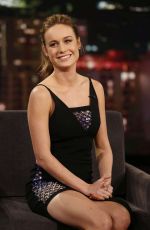 BRIE LARSON at Jimmy Kimmel Live 02/08/2016