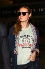 BRIE LARSON at LAX Airport in Los Angeles 02/24/2016