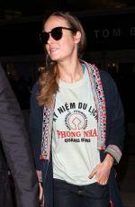 BRIE LARSON at LAX Airport in Los Angeles 02/24/2016