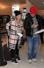 BRITTANY SNOW at LAX Airport in Los Angeles 02/02/2016