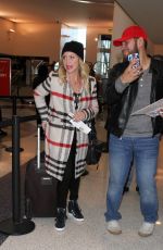 BRITTANY SNOW at LAX Airport in Los Angeles 02/02/2016