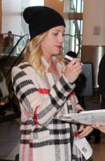 BRITTANY SNOW at LAX Airport in Los Angeles 02/02/2016