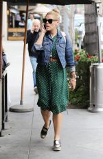 BUSY PHILIPPS Out for Lunch at La Scala in Beverly Hills 02/17/2016