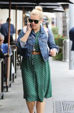 BUSY PHILIPPS Out for Lunch at La Scala in Beverly Hills 02/17/2016