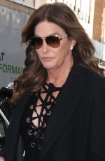 CAITLYN JENNER Leaves Her Hotel in New York 02/11/2016