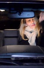 CAMERON DIAZ Leaves AOC Bar and Restaurant in West Hollywood 02/01/2016