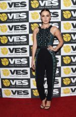 CAMILLA LUDDINGTON at 14th Annual VES Awards in Beverly Hills 02/02/2016