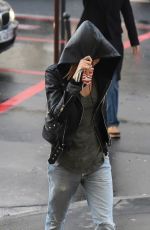 CARA DELEVINGNE Out and About in Paris 02/03/2016