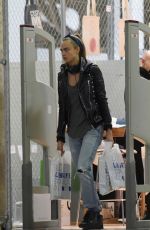 CARA DELEVINGNE Out and About in Paris 02/03/2016