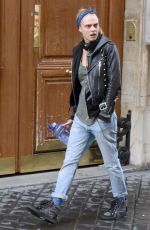 CARA DELEVINGNE Out and About in Paris 02/03/2016