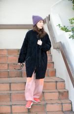 CARICE VAN HOUTEN Out and About in Los Angeles 02/17/2016