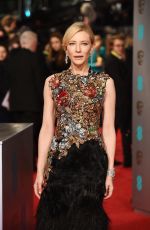 CATE BLANCHETT at British Academy of Film and Television Arts Awards 2016 in London 02/14/2016