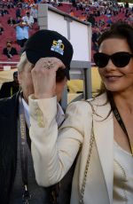 CATHERINE ZETA JONES at Super Bowl 50 in Santa Clara 02/07/2016