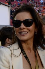 CATHERINE ZETA JONES at Super Bowl 50 in Santa Clara 02/07/2016
