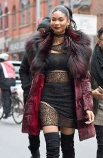 CHANEL IMAN Out and About in New York 02/15/2016