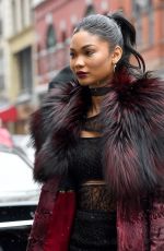 CHANEL IMAN Out and About in New York 02/15/2016