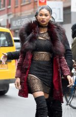 CHANEL IMAN Out and About in New York 02/15/2016