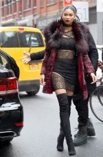 CHANEL IMAN Out and About in New York 02/15/2016