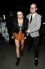 CHARLI XCX Arrives at Warner Music Group Party in London 02/25/2016