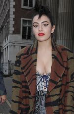 CHARLI XCX Out and About in London 02/21/2016