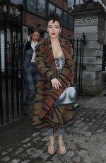 CHARLI XCX Out and About in London 02/21/2016