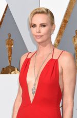 CHARLIZE THERON at 88th Annual Academy Awards in Hollywood 02/28/2016