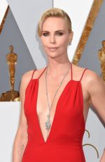 CHARLIZE THERON at 88th Annual Academy Awards in Hollywood 02/28/2016