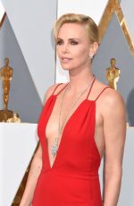 CHARLIZE THERON at 88th Annual Academy Awards in Hollywood 02/28/2016