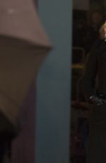 CHARLIZE THERON on the Set of The Coldest City in Berlin 02/09/2016