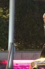CHARLIZE THERON on the Set of The Coldest City in Berlin 02/09/2016