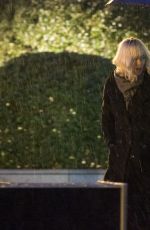 CHARLIZE THERON on the Set of The Coldest City in Berlin 02/09/2016