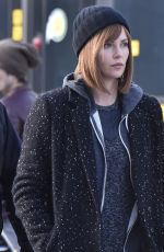 CHARLIZE THERON on the Set of The Coldest City in Berlin 02/10/2016