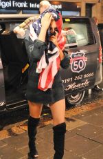 CHARLOTTE CROSBY at Floritas Nightclub in Newcastle 02/01/2016