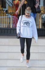 CHARLOTTE MCKINNEY Out and About in Los Angeles 02/26/2016