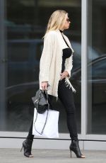 CHARLOTTE MCKINNEY Out Shopping in Beverly Hills 01/27/2016