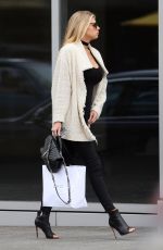 CHARLOTTE MCKINNEY Out Shopping in Beverly Hills 01/27/2016