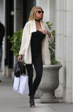 CHARLOTTE MCKINNEY Out Shopping in Beverly Hills 01/27/2016