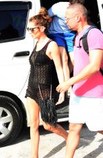 CHERYL COLE Out in Barbados 01/31/2016