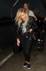 CHLOE MORETZ Arrives at LAX Airport in Los Angeles 02/17/2016