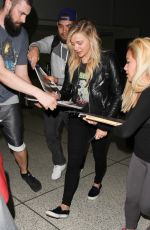 CHLOE MORETZ Arrives at LAX Airport in Los Angeles 02/17/2016