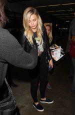 CHLOE MORETZ Arrives at LAX Airport in Los Angeles 02/17/2016