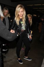 CHLOE MORETZ Arrives at LAX Airport in Los Angeles 02/17/2016