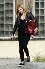 CHLOE MORETZ Out and About Beverly Hills 02/15/2016